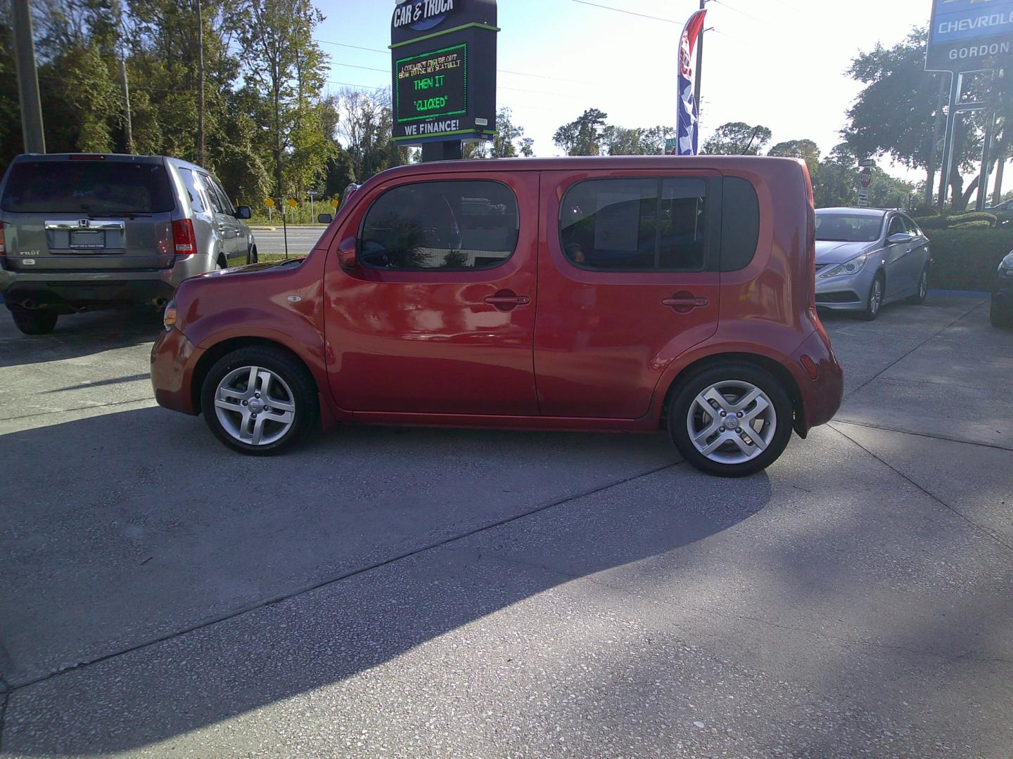 2010 RED NISSAN CUBE BASE; S; SL; KR (JN8AZ2KRXAT) , located at 390 Hansen Avenue, Orange Park, FL, 32065, (904) 276-7933, 30.130497, -81.787529 - Photo#2